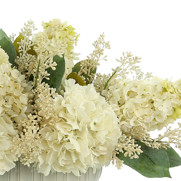 Assorted Hydrangea In Planter