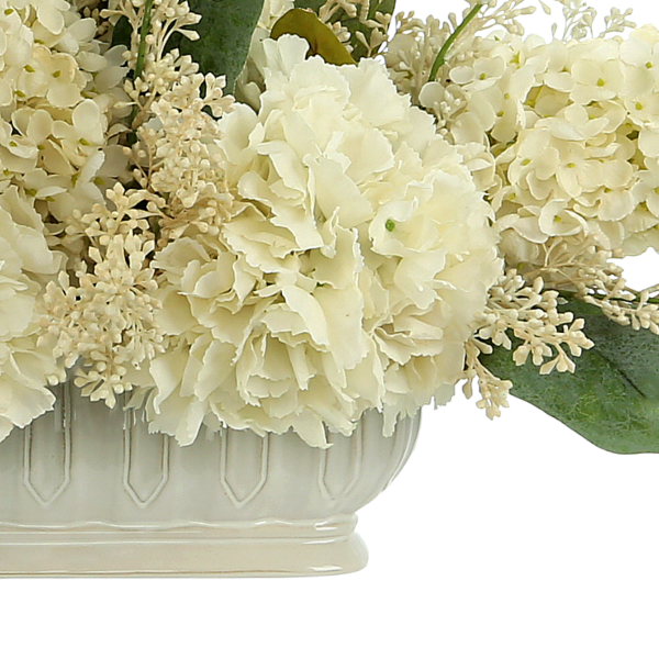 Assorted Hydrangea In Planter