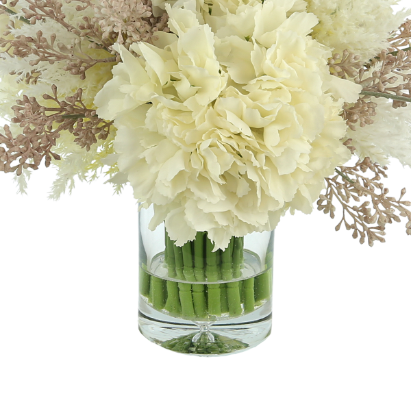 Hydrangea, Eucalyptus And Pampas