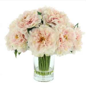 Peony in a Glass Vase