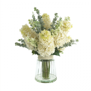 Hydrangea, Lilac In Vase