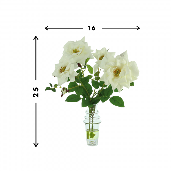 Rose Arrangement In Vase
