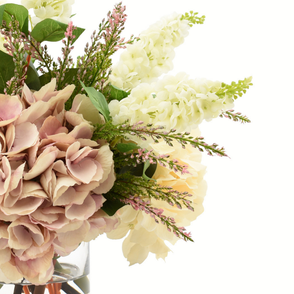 Assorted Hydrangea In Vase