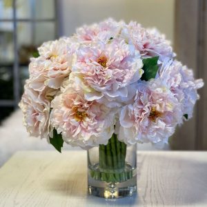 Peony in a Glass Vase