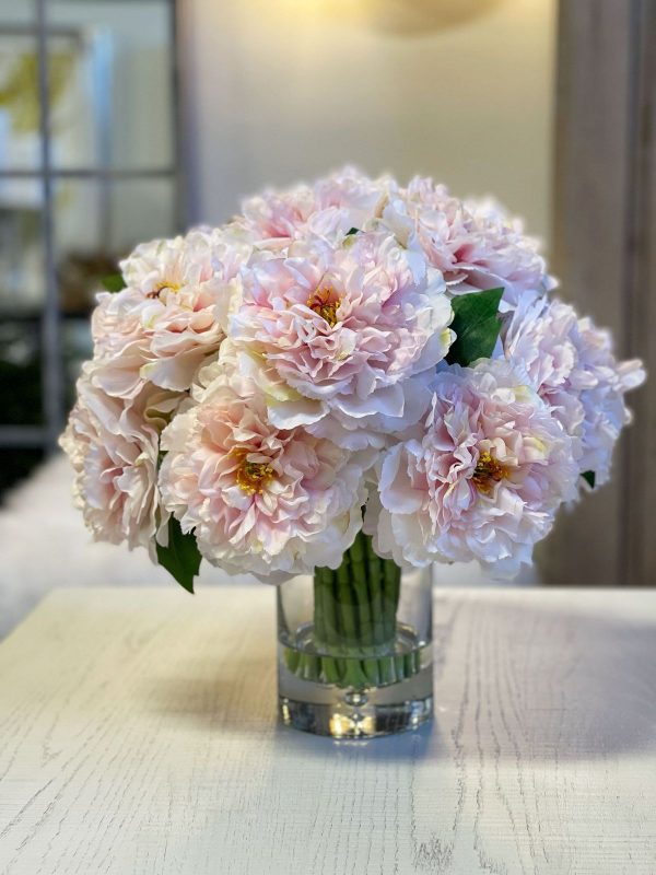 Peony in a Glass Vase