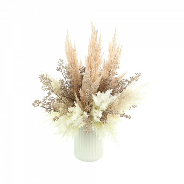 Pampas In A Ceramic Vase