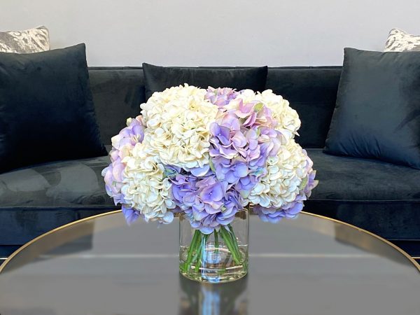 Assorted Hydrangea In Vase