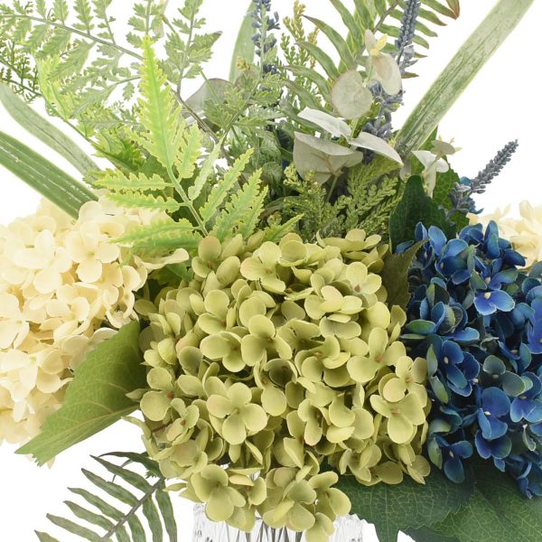 Assorted Hydrangea In Vase