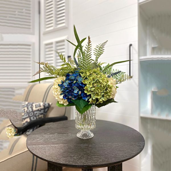 Assorted Hydrangea In Vase