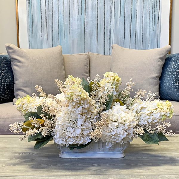 Assorted Hydrangea In Planter