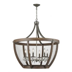 Renaissance Invention Wide 6 Light Pendant - 30