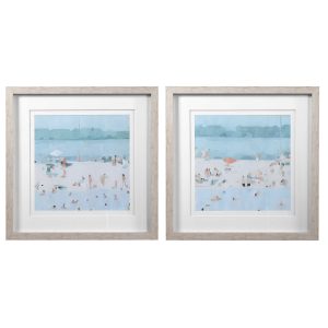 Sea Glass Sandbar Framed Prints