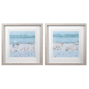 Sea Glass Sandbar Framed Prints