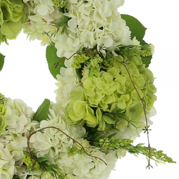 Grapevine Wreath with Assorted Hydrangeas - Image 2