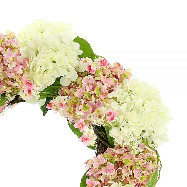 Hydrangea Wreath with Cherry Blossoms - Image 3