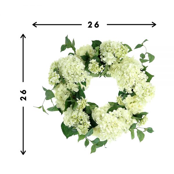 Hydrangea Wreath with Buds - Image 4