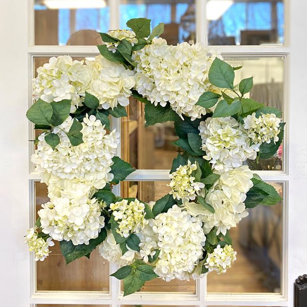Hydrangea Wreath with Buds - Image 2