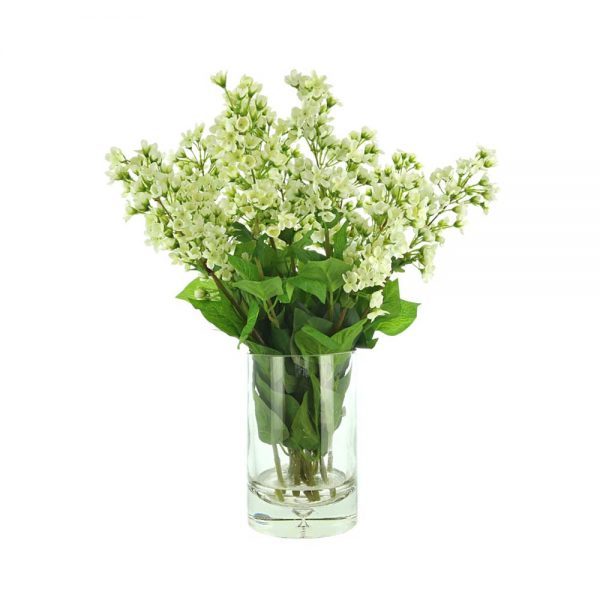 Bouvardia In Glass Vase