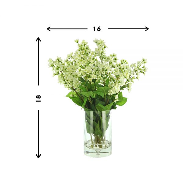 Bouvardia In Glass Vase