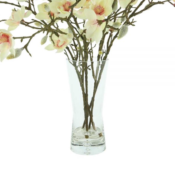 Butterfly Magnolia In Glass Vase