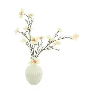 Butterfly Magnolia In Ceramic Vase