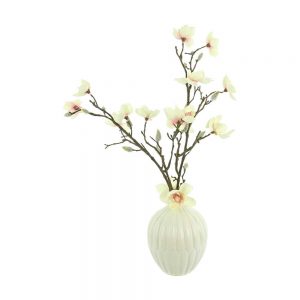 Butterfly Magnolia In Ceramic Vase