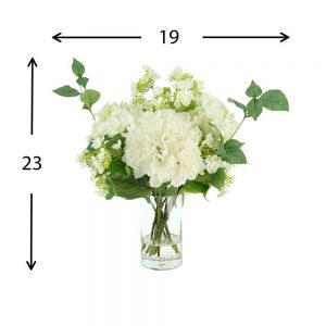 Blooming Hydrangeas n Vase