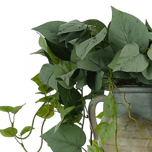 Frosted Ivy Arrangement in a Clay Pot - Image 3