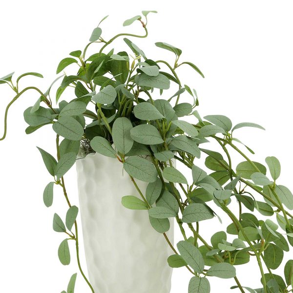 Green Ivy Arrangement in Ceramic Vase