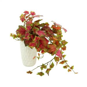 Red Ivy Arrangement in Ceramic Vase