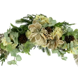 Magnolia and Hydrangea Holiday Swag Garland