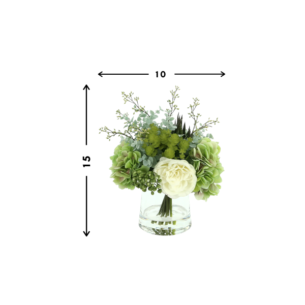 Floral Arrangement with Peonies, Hydrangeas and Succulents - Image 6