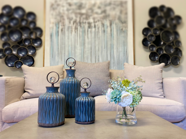 Floral Arrangement with Peonies, Hydrangeas and Succulents - Image 3