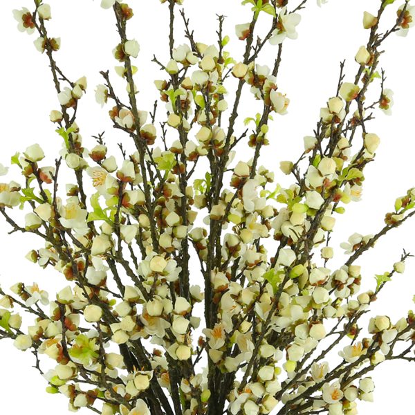 Cherry Blossoms Arranged in Decorative Ceramic Vase - Image 4