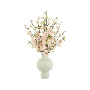 Organic Modern Cherry Blossom Arrangement