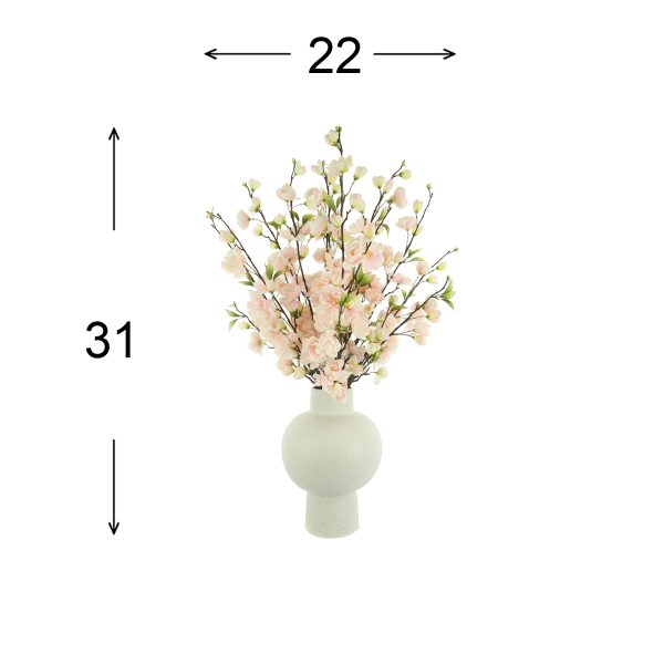 Organic Modern Cherry Blossom Arrangement - Image 4