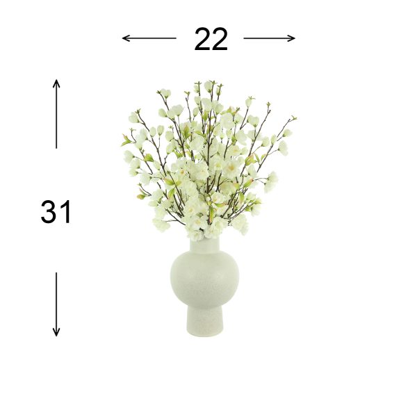 Organic Modern Cherry Blossom Arrangement - Image 2