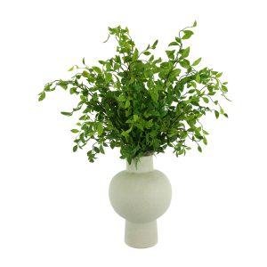 Nandina Arranged in Round Ceramic Vase